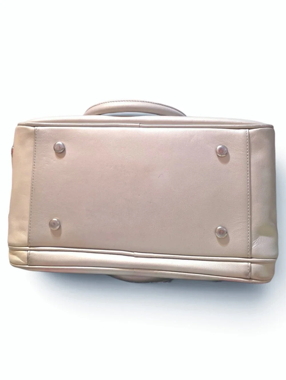 Vintage Juicy Couture Pet Animal Carrier Bag with Crossbody Strap Gold Tan Color